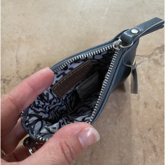 Coinbag Keyring Denim Blue Color New - Picture 3 of 3